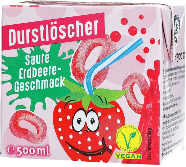 Durstlöscher Saure Erdbeere 500ml